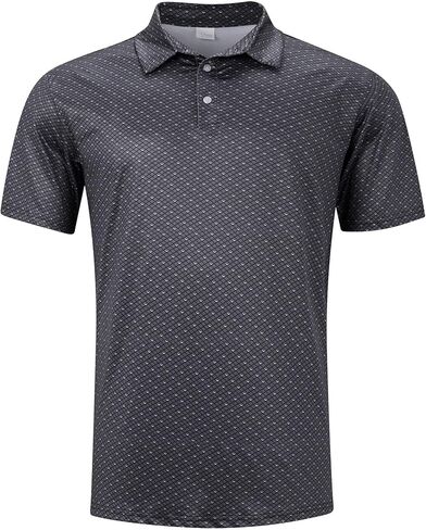 uideazone Golf Shirts for Men Dry Fit Polo Shirt Short Sleeve Moisture Wicking Golf Polos Performance Golf Tennis Shirt in Kuwait