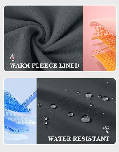 SANTINY Girl's Fleece Lined Leggings with Pockets Kids Thermal Warm Winter High Waisted Athletic Running Workout Yoga Pants in Kuwait