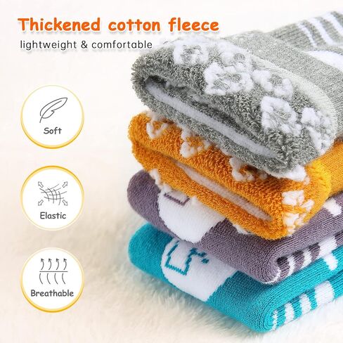 WASOTO Kids Ski Socks (2 Pair/3 Pair) OTC Thermal Thick Snow Socks for Boys Girls Toddler Skiing Skating Snowboarding in Kuwait