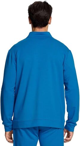 سويت شيرت VEBOON للرجال بسحاب كامل، رقبة وهمية، سترات خفيفة الوزن، سويت شيرت أساسي للجري، سترة عادية عادية مع جيب in Kuwait