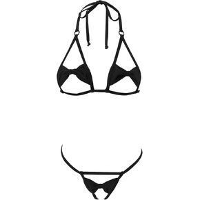SHERRYLO Micro String Bikini Slutty Crotchless Extreme Bikinis Sexy Exotic Mini gstring Thong Swimsuit Skimpy Bathing Suit