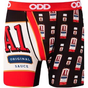 Odd Sox Men's Funny Underwear Boxer Briefs, Popular Condiments & Hot Sauce Prints