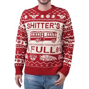 Christmas Vacation Why is The Carpet All Wet Todd Red Ugly Christmas Sweater