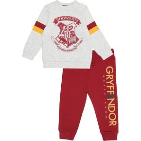 Harry Potter Hogwarts Crest Sweat and Joggers Set, Kids, 1-3 Years, Grey, Official Merchandise in Kuwait