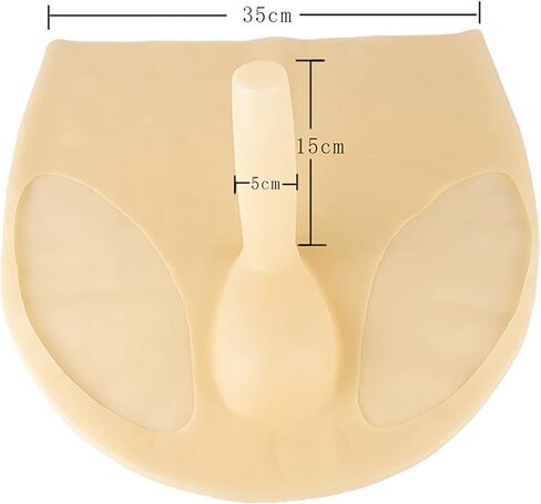 ENGKELAI Men's latex underpants sexy transparent elephant trunk briefs in Kuwait
