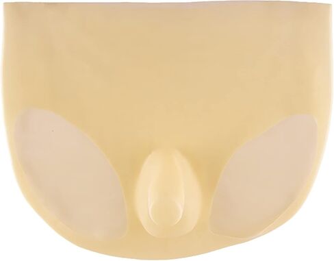 ENGKELAI Men's latex underpants sexy transparent elephant trunk briefs in Kuwait