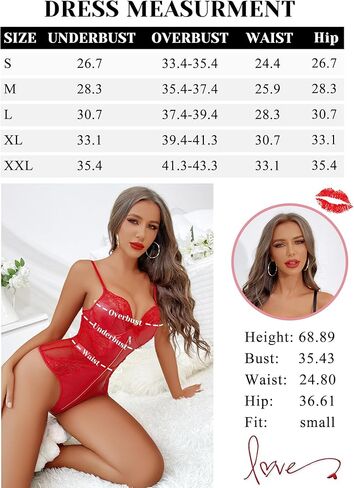 ملابس داخلية نسائية من Genhoo قطعة واحدة من الجلد على شكل حرف V عميقة بأربطة وزهور مقاس S-XXL in Kuwait