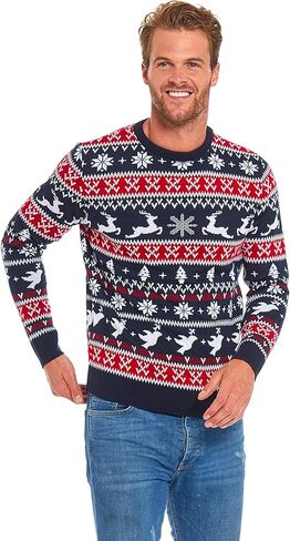 سترة عيد الميلاد القبيحة للرجال للجنسين، بلوفر نسائي مضحك ومبتكر للحفلات in Kuwait