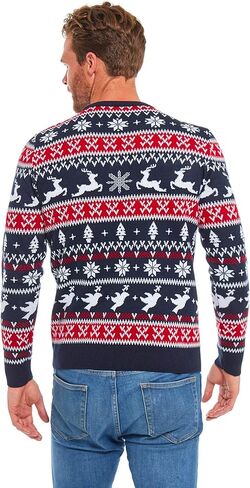 سترة عيد الميلاد القبيحة للرجال للجنسين، بلوفر نسائي مضحك ومبتكر للحفلات in Kuwait