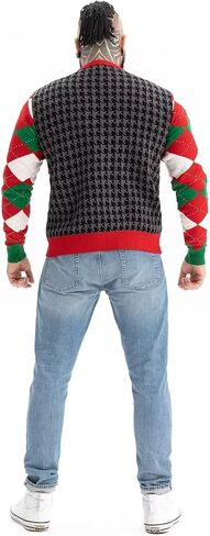 LED Ugly Christmas Sweater for Men, Unisex Women Xmas Pullover with Light for Party Festive in Saudi Arabia