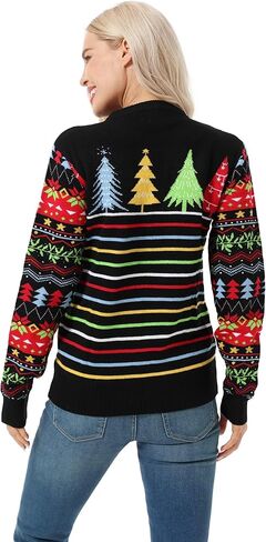 LED Ugly Christmas Sweater for Men, Unisex Women Xmas Pullover with Light for Party Festive in Kuwait