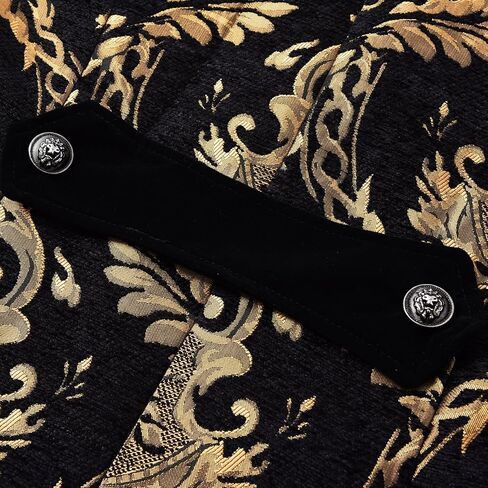 Thopil Men's Steampunk Vintage Tailcoat Jacket Gothic Victorian Frock Coat Costume in Kuwait