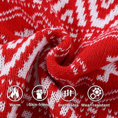 MERIABNY Light up Christmas Sweater for Kids Ugly Sweater Funny Holiday Pullover Knitwear for Aged 6-13 in Kuwait