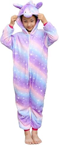 Unicorn Onesie for Animal Pajamas Cosplay Halloween Unisex Costume in Saudi Arabia