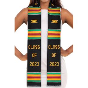 سرق التخرج من قماش Kente المنسوج يدويًا من فئة 2024