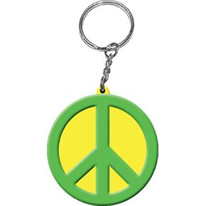 Licenses Products Peace Rubber Keychain in Kuwait