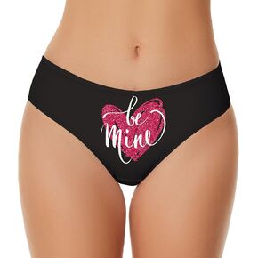 Aueyan Valentines Day Underwear for Women Funny Panties,St Patricks Day Underwear