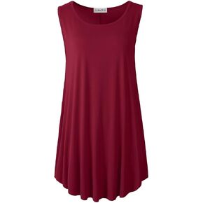 LARACE Tank Tops for Women Plus Size Sleevelss Tunic Casual Summer Clothes Swing Shirts for Leggings in Saudi Arabia