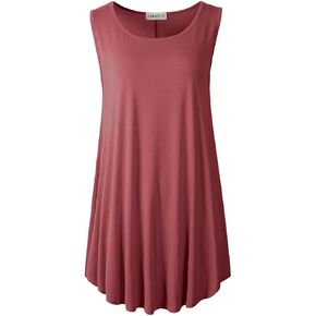 LARACE Tank Tops for Women Plus Size Sleevelss Tunic Casual Summer Clothes Swing Shirts for Leggings in Saudi Arabia