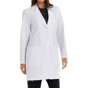 BARCO Grey's Anatomy Scrubs Signature - Morgan Lab Coat for Women, Professional Full-Length Long Sleeve 35" Lab Coat