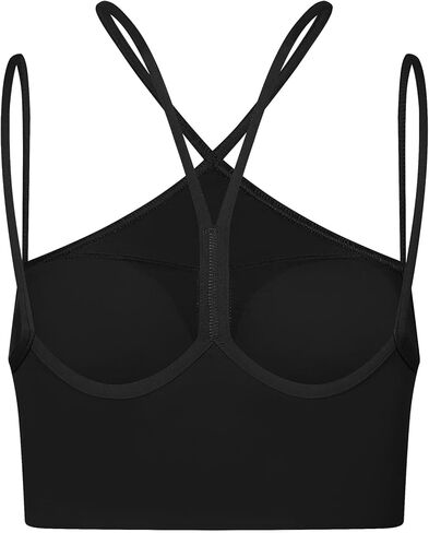 حمالة صدر رياضية للنساء من MEIVSO بحمالات رفيعة ومبطنة للتمرين واليوجا على شكل حرف Y in Kuwait