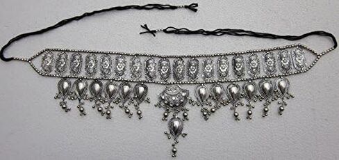 حزام ربطة عنق مزخرف مصنوع يدويًا للنساء - وشاح حزام خصر - تنورة زي ميدي ماكسي أزياء إكسسوار مبتكر مجوهرات - مهرجان الدمج القبلية الهالويين بوهو الغجر والرقص الشرقي هدية الرقص in Kuwait