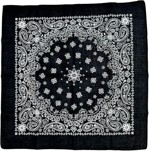 مجموعة هدايا HankieWorld Bandanas Gift Set مكونة من 12 قطعة من وشاح باندانا القطني الناعم والملمس الناعم للرجال in Saudi Arabia