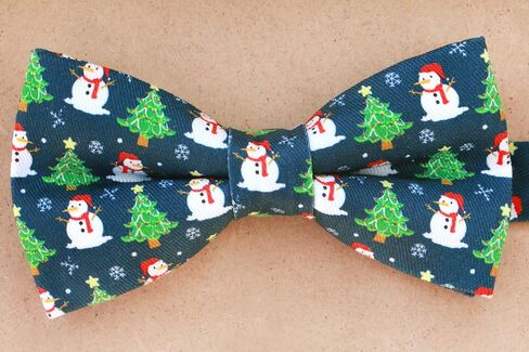OCIA Cotton Holiday Pattern Bowtie Halloween Christmas Pre-tied Bow Tie for Mens and Boys in Saudi Arabia