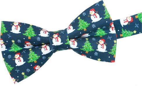 OCIA Cotton Holiday Pattern Bowtie Halloween Christmas Pre-tied Bow Tie for Mens and Boys in Saudi Arabia