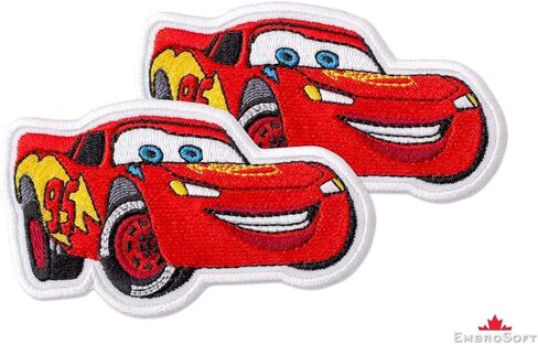 رقعة قيادة سيارة لايتنينج مكوين مطرزة بالكي (3.9 بوصة × 2.3 بوصة) in Kuwait