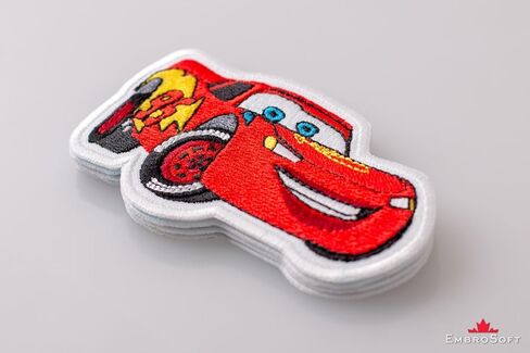 رقعة قيادة سيارة لايتنينج مكوين مطرزة بالكي (3.9 بوصة × 2.3 بوصة) in Kuwait