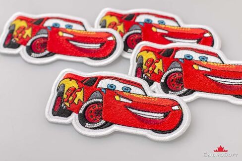 رقعة قيادة سيارة لايتنينج مكوين مطرزة بالكي (3.9 بوصة × 2.3 بوصة) in Kuwait