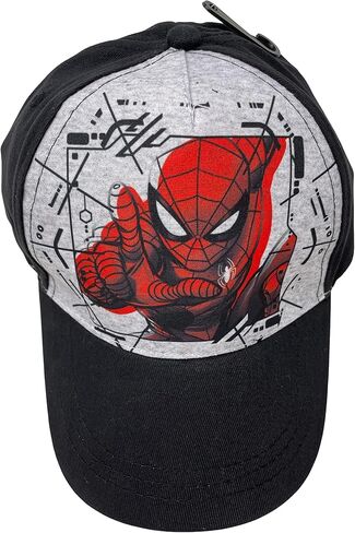 Marvel Spiderman Hat for Boys, Spider-Man Baseball Cap for Toddlers, Boys Ages 3-9 Multi-Colored in Kuwait