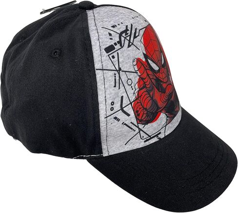 Marvel Spiderman Hat for Boys, Spider-Man Baseball Cap for Toddlers, Boys Ages 3-9 Multi-Colored in Kuwait