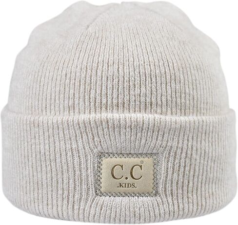 C.C Kids' Children's Winter Knit Plain Cuff Skull Cap Beanie Hat in Saudi Arabia