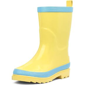 landchief Kids Rain Boots Premium Collection, Durable Natural Rubber Boots for Toddlers and Kids