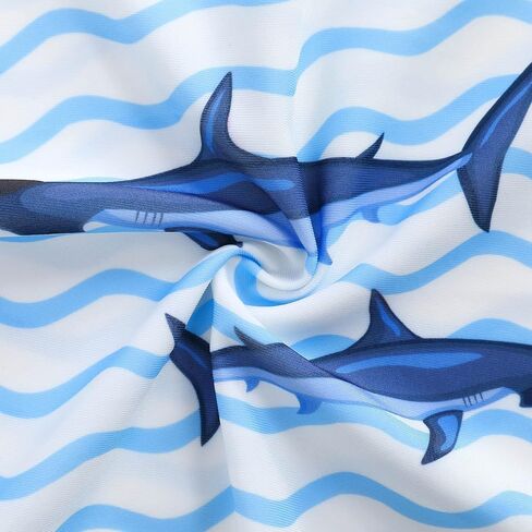 طقم شورت للأولاد مكون من قطعتين من Kukume للأولاد، ملابس سباحة هاواي لطيفة، ديناصور/حوت، حماية من طفح الحوت، طقم شورت سباحة من 3 إلى 12 سنة in Kuwait