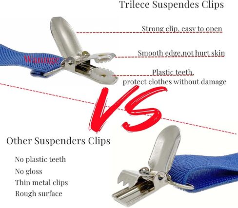 حمالات الأطفال من WannGe - حمالة بمشبك خلفي على شكل حرف Y قابلة للتعديل مقاس 1 بوصة للأولاد والبنات in Kuwait