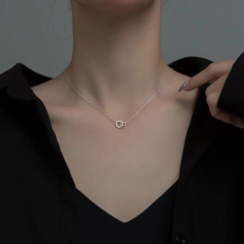 سوار من الفضة الاسترليني من بي ان في اكس ار، خاتم مزدوج للزوجين، خاتم منسوج يدويا بحبل يدوي مناسب كهدية لعيد الحب in Kuwait