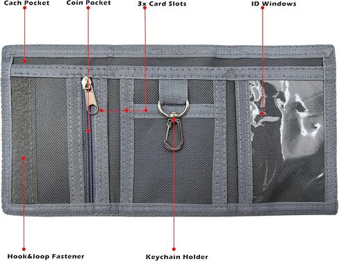 محفظة JONYEE RFID، محفظة كرتونية لطيفة بسحاب للأطفال (شاحنة إطفاء) in Saudi Arabia