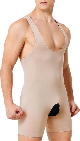 TAILONG رجل ملابس داخلية البطن تحكم ارتداءها ضغط قمصان التخسيس كامل محدد شكل الجسم بلا أكمام ملابس داخلية in Kuwait