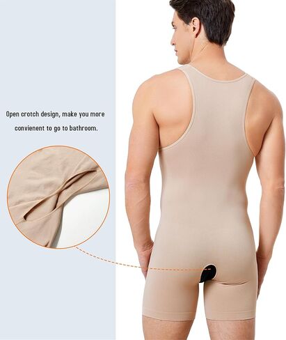 TAILONG رجل ملابس داخلية البطن تحكم ارتداءها ضغط قمصان التخسيس كامل محدد شكل الجسم بلا أكمام ملابس داخلية in Kuwait