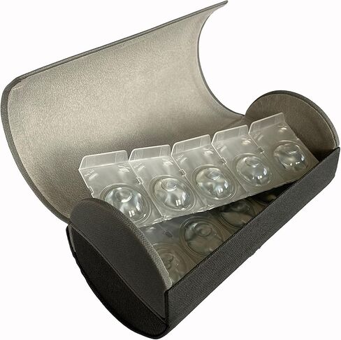 Double Glasses Case, Hard Shell, Multiuse for Travel, Sunglasses, Eyecare etc. | Men and Women in Saudi Arabia