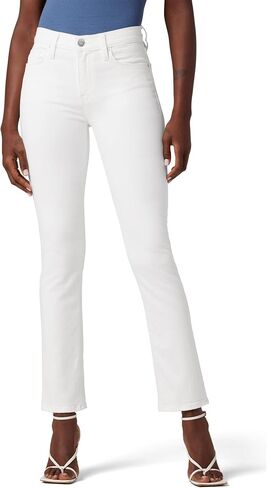 HUDSON Women's Nico Mid Rise, Straight Leg Ankle Jean in Saudi Arabia