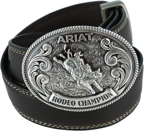 Ariat Kid's Bull Rider Motif Buckle, Antique Silver, OS in Saudi Arabia