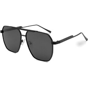 TruFabV Retro Aviators 70s Sunglasses Men Women Designer Aviator Polarized Oversized Square Glasses in Kuwait