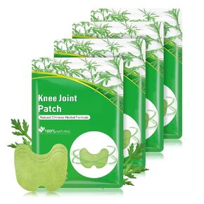 رقع ركبة رايني، رقعة ركبة طبيعية، رقعة للركبة، ملصق من خشب الشيح (4 أكياس/48 قطعة) in Kuwait