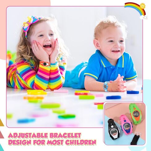 Ecation 36 Pcs Watch Outdoor Watch Digital Watch for Boys Girls' Wrist Watches Bulk Colorful Sport Watch Multicolor Mixed Wristwatch Gift in Kuwait