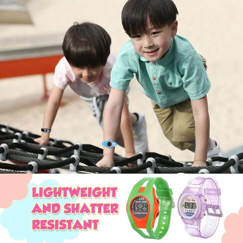 Ecation 36 Pcs Watch Outdoor Watch Digital Watch for Boys Girls' Wrist Watches Bulk Colorful Sport Watch Multicolor Mixed Wristwatch Gift in Kuwait