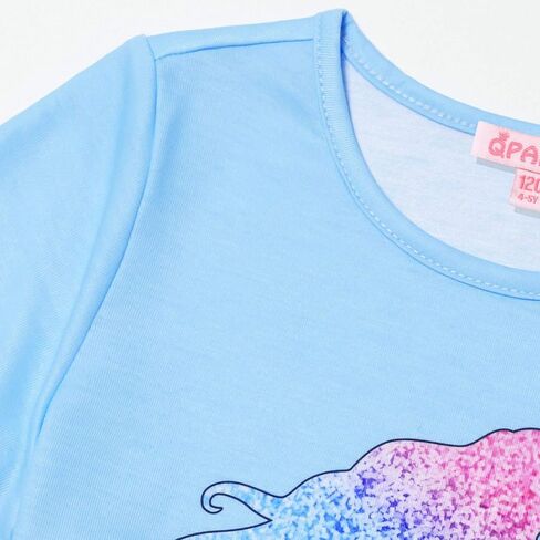 QPANCY Summer Pajamas for Girls Pjs Sets Short Sleeve Summer Sleep Night Shirt Clothes in Kuwait